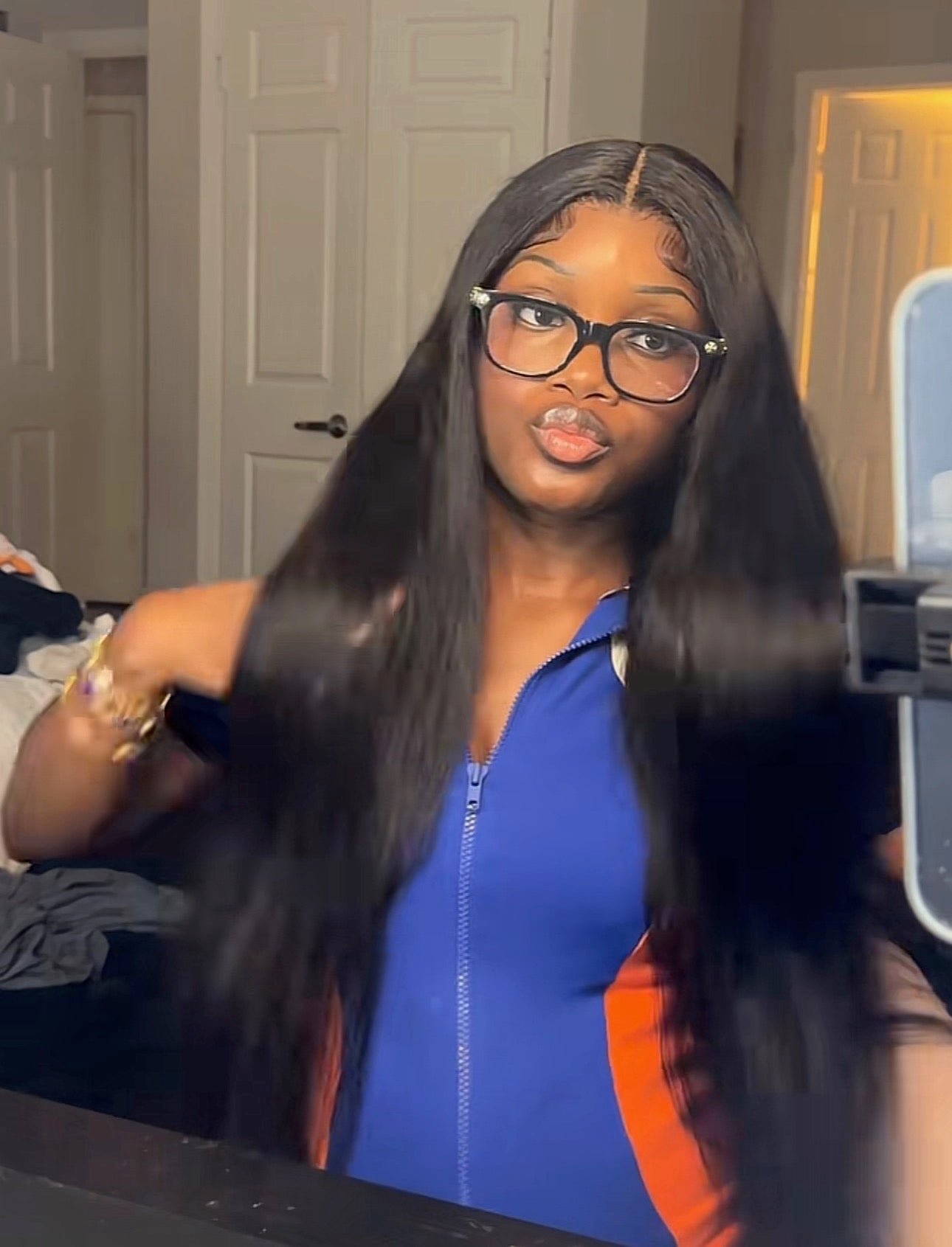 7x6 Closure 30” Straight 180% Density Wig