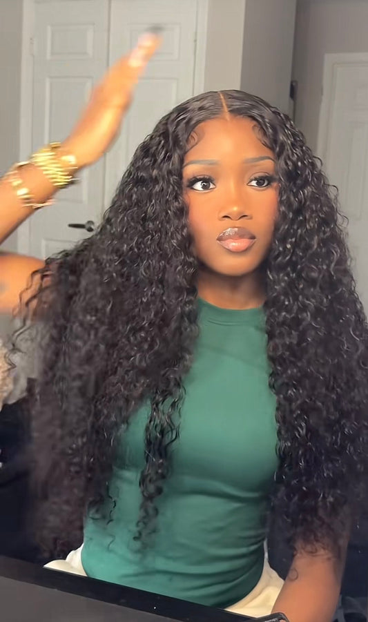 7x6 Closure Burmese Curly 26” 200% Density Wig