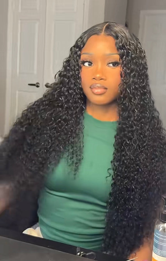 7x6 Closure 30” Burmese Curly 200% Density Wig