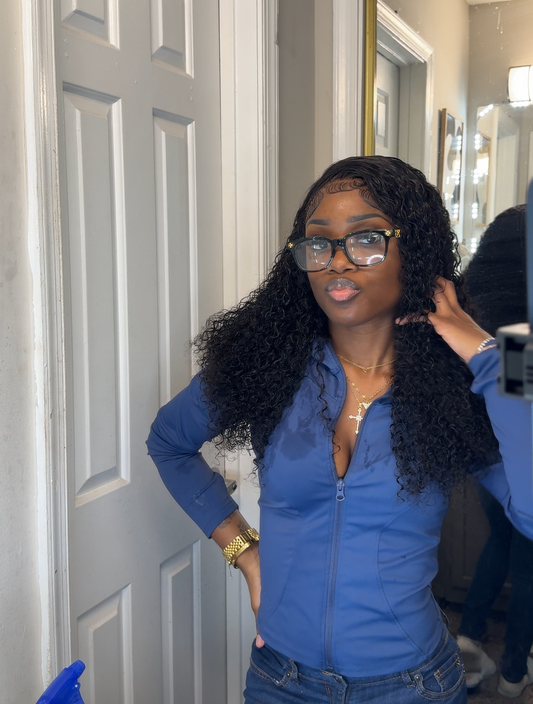 13x4 Frontal 22” Burmese Curly 200% Density