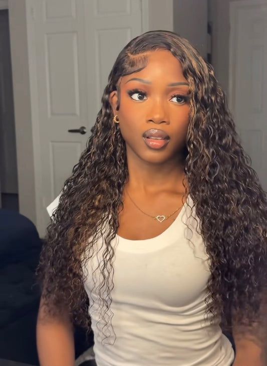 7x5 Closure (Side Part) Highlight 22” 180% Density