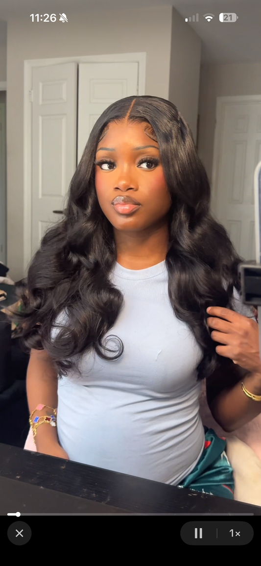 8x6 Closure 24” Loose Wave 180% Density