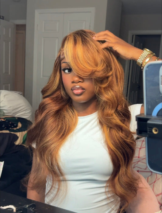 13x4 Frontal Highlight 26” 180% Density