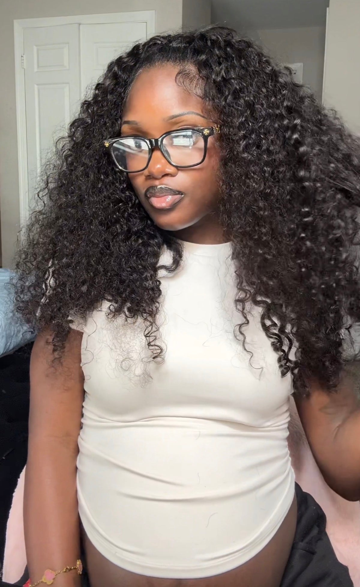 Half Wig 26” Burmese Curly 180% Density