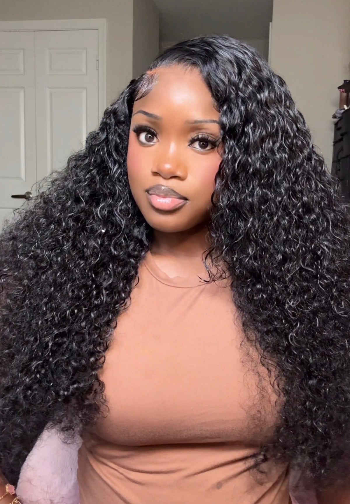 13x6 Frontal 28” Burmese Curly 250% Density